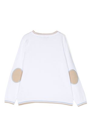 White cotton jumper FAY KIDS | FS9P20X0005100BG